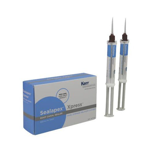 Kerr Dental 33639 Sealapex Xpress Root Canal Sealant Syringe 2/Pk 10.5gm EXP Oct 2022 Kerr Dental 33639 Sealapex Xpress Root Canal Sealant Syringe 2/Pk 10.5gm EXP Oct 2022